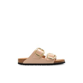 Birkenstock Arizona Big Buckle Sandalen Narrow - Dames - Sandalen - Beige - 35 EU - Leer - Schoenen