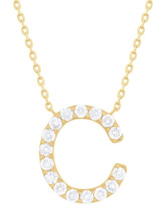 Sabrina Designs 14K 0.25 Ct. Tw. Diamond C Initial Pendant