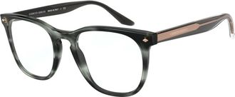 Giorgio Armani Grijs Havana Brillen Montuur AR 7185 - unisex - Brillen - Grijs - 50 MM - Accessoires