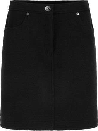 Marc Cain Minirok - Dames - Korte rokken - Zwart - M - Wol - Rokken