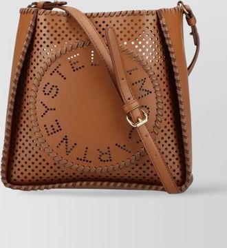 Stella McCartney perforated eco alter mat crossbody bag