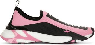 Dolce & Gabbana Fast mesh sneakers - women - Polyester/Rayon/Nylon/Polyurethane/Rubber - 39.5 - Pink