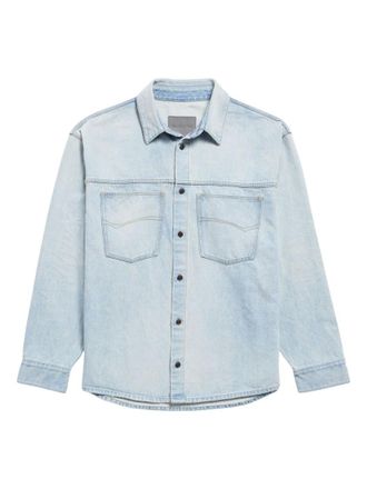 Balenciaga Light Blue Oversized Solid Shirt