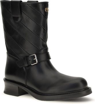 Valentino Garavani Womens Bootie Ankle Boots Nero