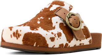 Ariat Womens Country Mule in Cow Hair On, B Medium Width, Size 4.5, by Ariat