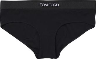 Tom Ford Ondergoed, Dames, Zwart, S, Katoen, Elegante Zwarte Hipster Ondergoed