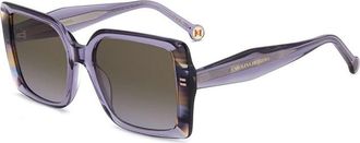 Carolina Herrera HER 0391/S 789/QR Womens Sunglasses Purple Size 54