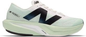 New Balance Womens Fuelcell Rebel V4 Running Shoes In White/mint