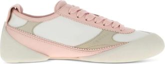 Alexander McQueen Flexion leren sneakers met vlakken - Wit