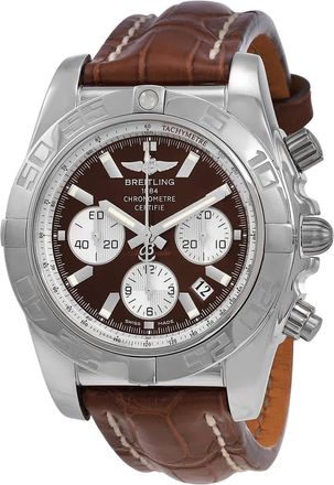 Breitling Chronomat 44 Chronograph Automatic Brown Dial Mens Watch AB011012/Q575.739P.A20BA.1