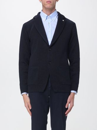 Manuel Ritz Jacket Men color Blue