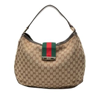 Gucci Pre-owned Gucci Large GG Canvas Web New Ladies Hobo Ladies F6H1KH4A7KREVGHP