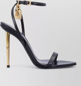 Tom Ford leather padlock sandals