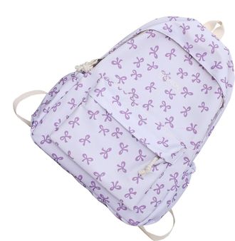 Generic Student Backpack Bow - Kawaiii School Bags Floral Preppy Backpack For School Girls | Blooming Flower School Bag Backpack | Aesthetic Backpack Girls Sc
