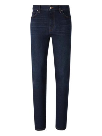 Ermenegildo Zegna five-pocket straight jeans - men - Cotton/Elastane - 36 - Blue