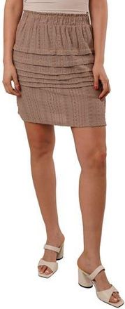 Sunny Leigh Eyelet Ruffle Skirt in Khaki at Nordstrom Rack, Size X-Large
