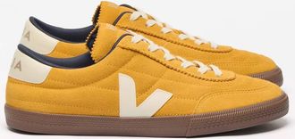Veja Mens Panenka Suede Sneakers In Yellow