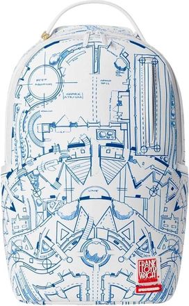 Sprayground Frank Lloyd Wright Collab Architectural Drawing Backpack Multicolor B8838