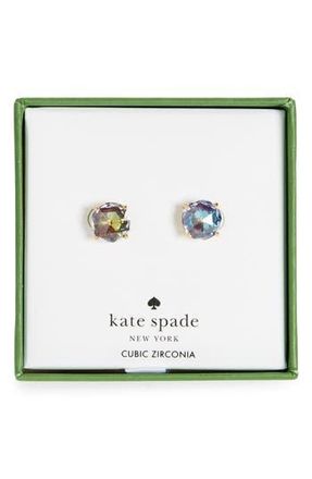 Kate Spade New York boxed round stud earrings in Pink at Nordstrom Rack