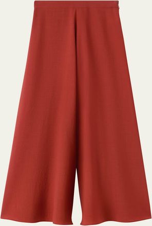 Loro Piana Frank Wide-Leg Wool Trousers
