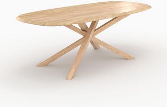 Rendez-Vous Déco Rendez-vous Déco - Mesa rectangular de madera maciza de hevea clara 10 plazas - Aladin