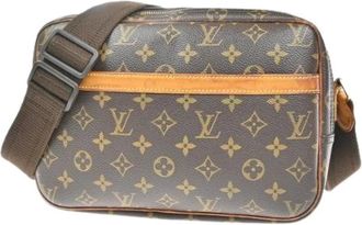 Louis Vuitton Pre-owned Cross Body Bags, unisex, Brown, Size: ONE SIZE Pre-owned Reporter bag
