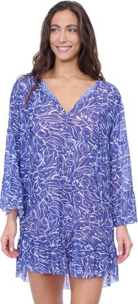 Gottex Tulip Mesh Tunic With Flounce Coverup