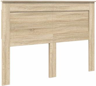 vidaXL Cabecero Con Cabecera Roble Sonoma 150 Cm Madera Contrachapada Vidaxl