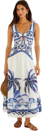 Farm Rio Maxi Jurken - Dames - Maxi kleedjes - Veelkleurig - XS - Kleedjes