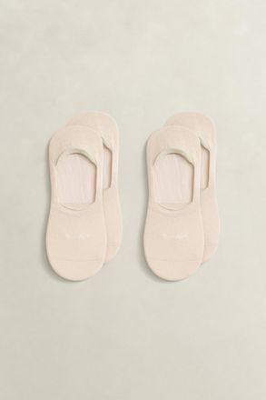 GANT Men 2-Pack Invisible Socks (40-42) IVORY WHITE