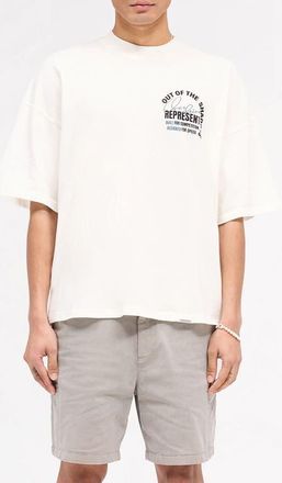 Represent Out of the Shadows Cotton Graphic T-Shirt in Flat White at Nordstrom, Size Xx-Large