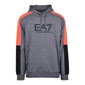 Emporio Armani Hoodies, male, Gray, Size: 3XL Hooded Sweatshirt
