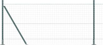 vidaXL Vidaxl - Fence Post 26 pcs Silver 3.2 x 3.2 x 90 cm Steel