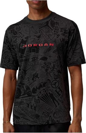 Nike Jordan Brooklyn T-Shirt Sail University Red IM9994-010