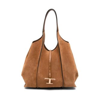 Tod's Dames, Tassen, Bruin, Maat: ONE Size Su&egrave;de