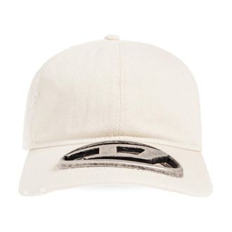 Diesel Baseballpet - Heren - Petten - Beige - S - Katoen - Accessoires