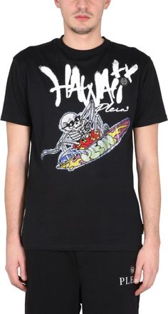 Philipp Plein Black Graphic T-Shirt