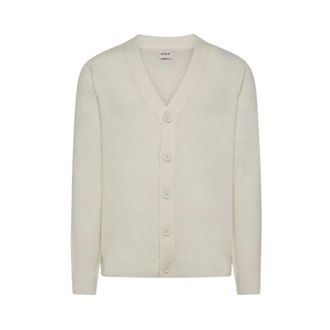 Cycle Ivan Cardigan - Heren - Truien - Wit - Maat: L