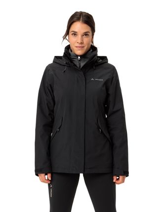 Vaude 3-in-1-Funktionsjacke VAUDE WOMENS ROSEMOOR 3IN1 JACKET II, Damen, Gr. 40, schwarz, Obermaterial: 100% Polyester. Futter: 100% Polyester, normal, Jack