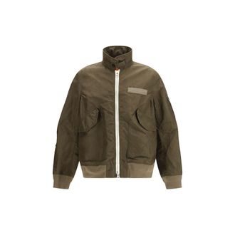 sacai Bicolor Nylon Mens Clothing