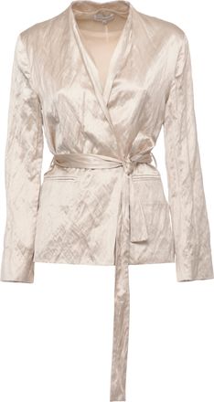 Antonelli Beige Kade Silk Gilet Blazer