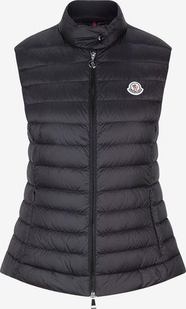Moncler Taillierte ärmellose Daunenjacke Igens