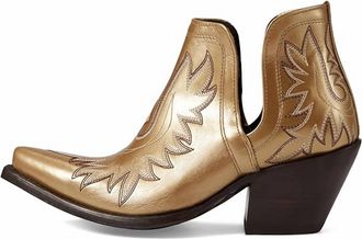 Ariat Womens Dixon Western Boot In Gold Buckle