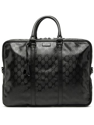 Gucci 2000-2015 GG Imprime business bag - Nero
