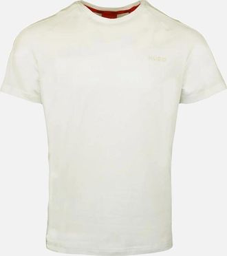 HUGO BOSS Mens HUGO Liam T-Shirt, Natural - White - Size: 36