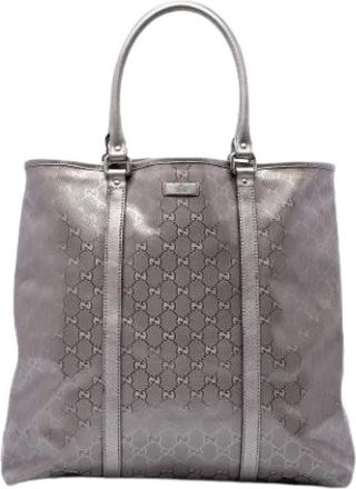 Gucci Bolso Tote Pre-owned - Pre-owned - Mujer - Gris - ONE SIZE