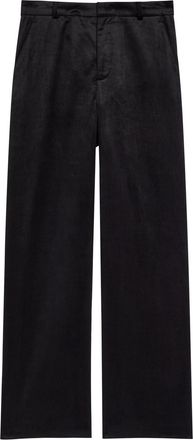 Vince Straight-leg Velvet Corduroy Trousers - Black - 12 (UK16 / XL)
