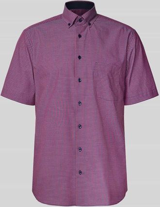 Eterna Modern Fit Business-Hemd mit Knopfleiste in Rot, Gr&ouml;&szlig;e 39