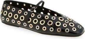 Jeffrey Campbell Galerie Mary Jane Flat in Black Multi at Nordstrom Rack, Size 5