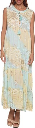 Ranee’s Tiered Maxi Dress in Light Yellow at Nordstrom Rack, Size Large/x-Large